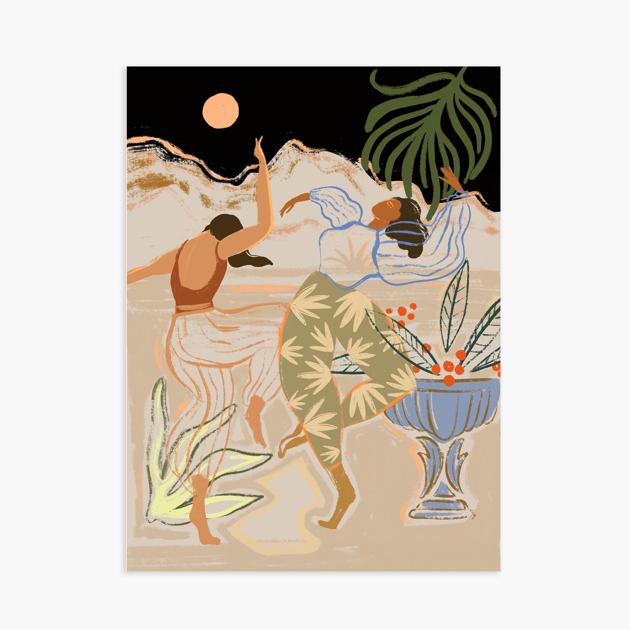 POSTER 30X40 CM - Mondscheintanz