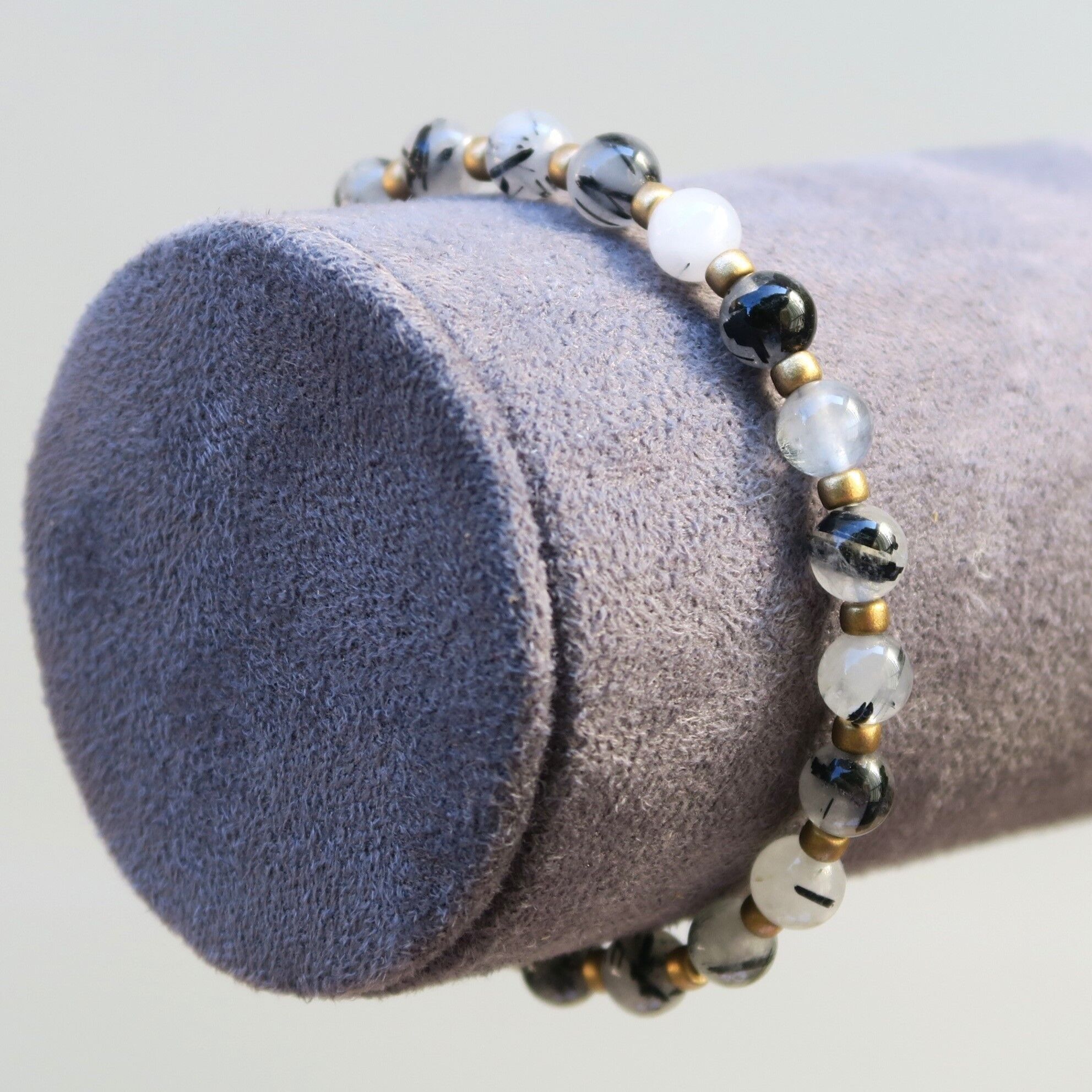 Bracciale con pietre preziose: quarzo rutilato