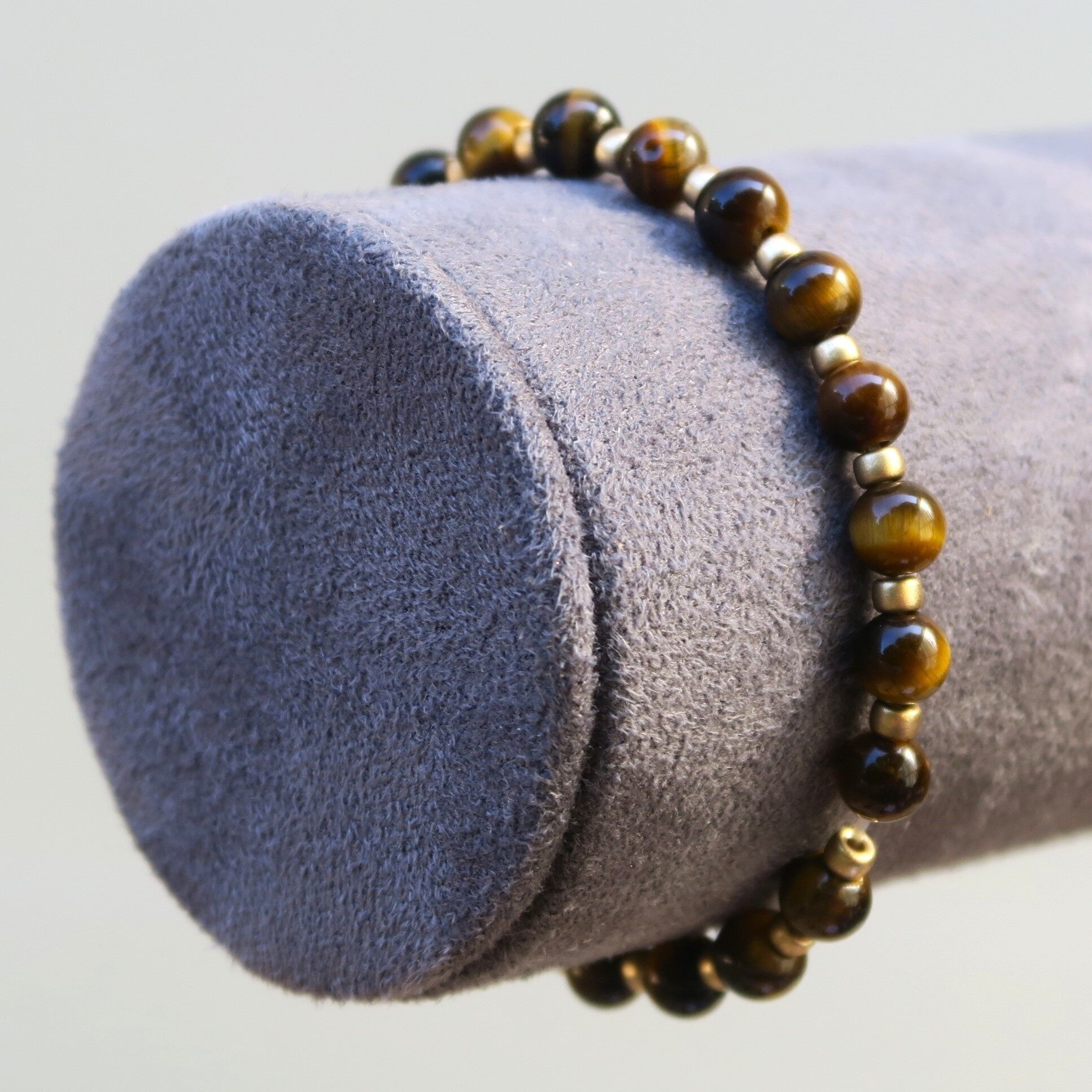 Bracciale con pietre preziose: Occhio di tigre