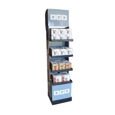 Confezione da collezione di tè in vetro con espositore gratuito