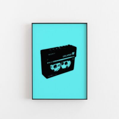 Walkman-Wall Art Print-A5 1