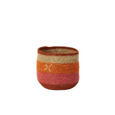 Basket - Orange Cross - 12cm