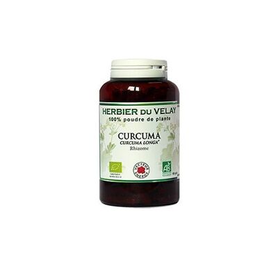 Turmeric - Organic* - 180 plant capsules - Phytotherapy