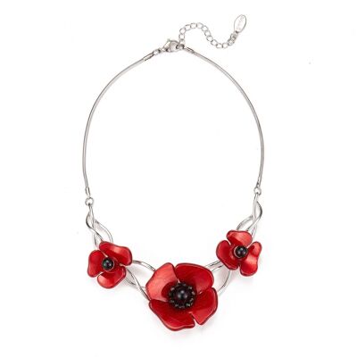 Kano poppy necklace
