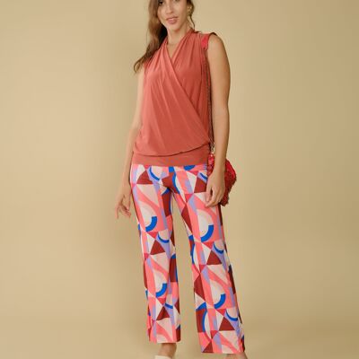 Vassy printed flowing pants - Cairon