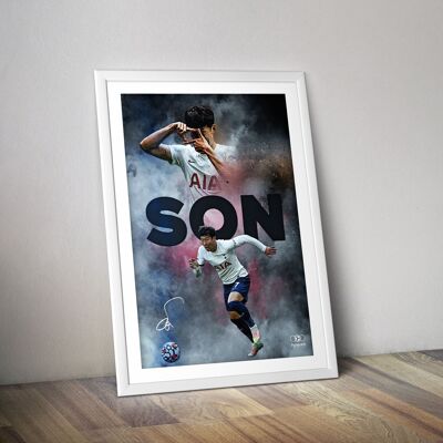 Son Heung Min Football Poster - Football Poster