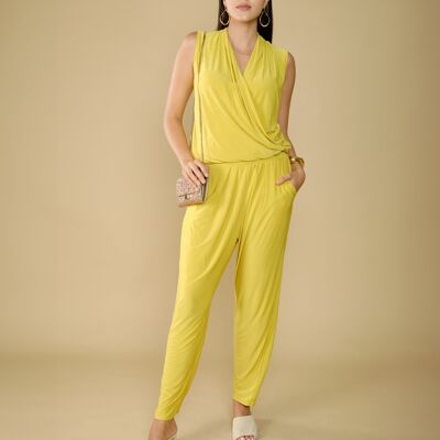 Pantalon ample jaune - Caroussel