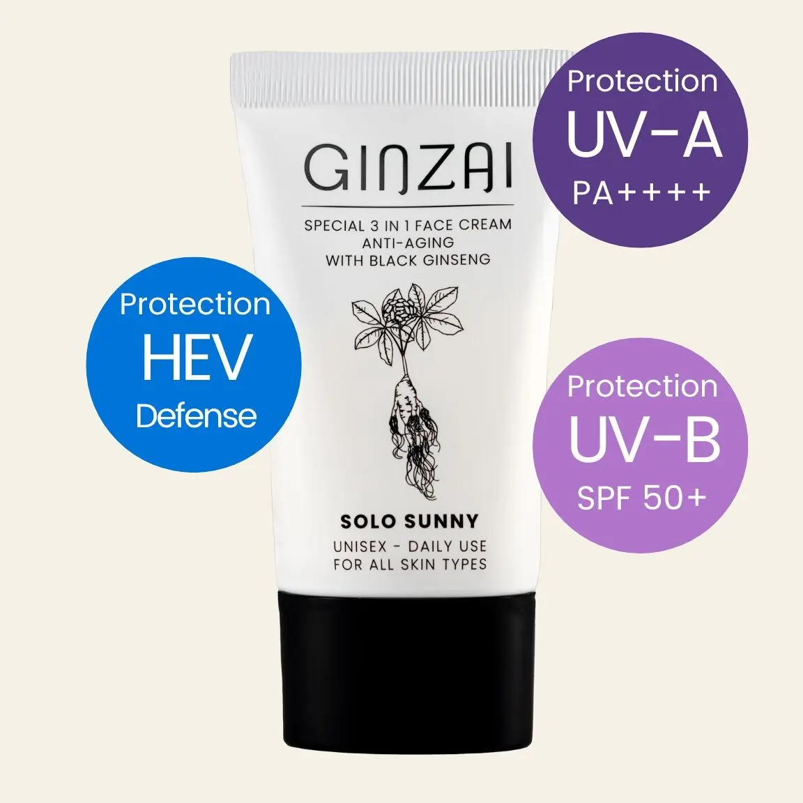 フェイスクリーム Sunny Buy wholesale SOLO SUNNY - 3in1 Anti Aging Face Cream with forest