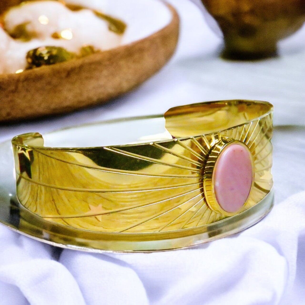 Bracciale adattabile “ELODIE” in Acciaio con Agata