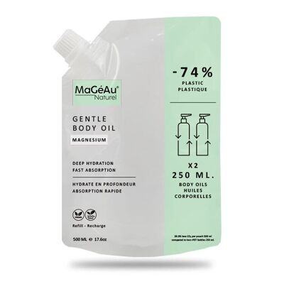 Refill Body Oil Pouch 500ml