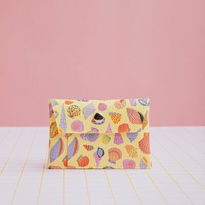 Yellow Shell Card Holder