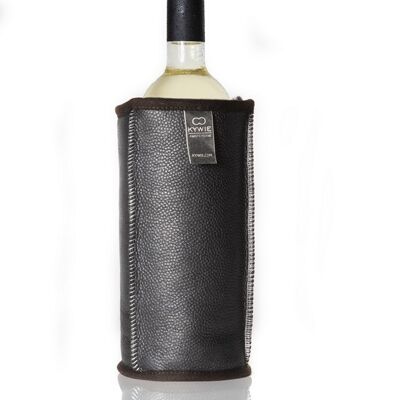 Estuche enfriador de vino - Cuero - Negro