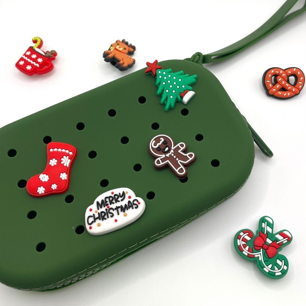 Personalisierte, perforierte Silikontaschen – Rechteckige Form – Kreatives Spielzeug für Kinder/Jugendliche/Kreativset – Weihnachtsgeschenk für Kinder