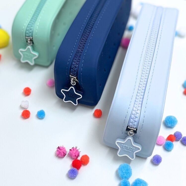 Personalisiertes Federmäppchen aus perforiertem Silikon – Kreatives Spielzeug für Kinder/Jugendliche/Kreativset – Weihnachtsgeschenk für Kinder