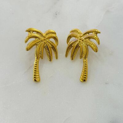 Palm Tree Summer Earrings
