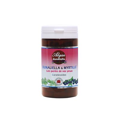Algae Dunaliella Blueberry 60 capsules HPMC 498mg non-EU