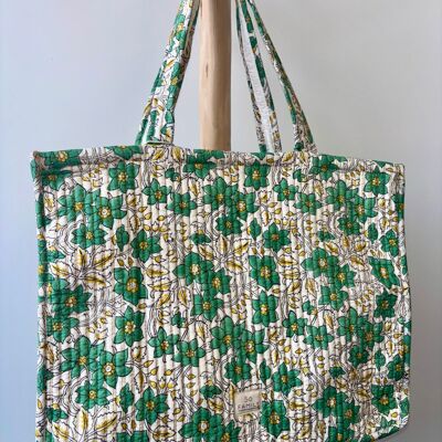 Anise Green Lurex Tote Bag