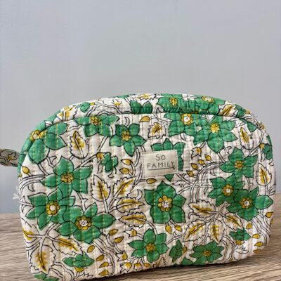 Anise Green Lurex Toiletry Bag