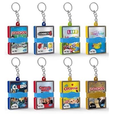 Surtido de mini-juegos Hasbro porte-clé 11x18,5cm