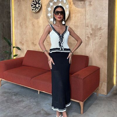 Black & White Summer Mesh Set