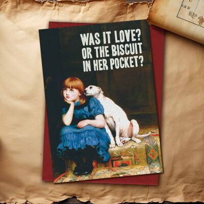 Biscuit Card by Artijoke - Dog Card - Funny Card