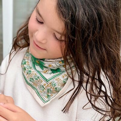 Foulard kids Agra Pistache , 50 cm