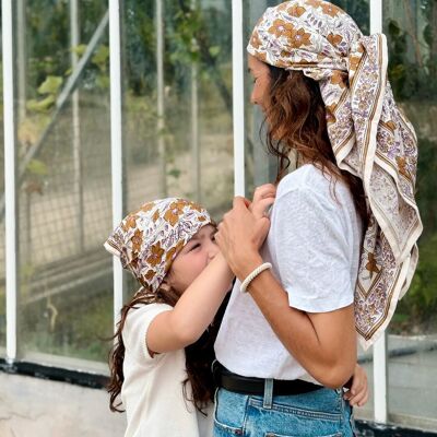Agra Mocha Adult Scarf 100 cm