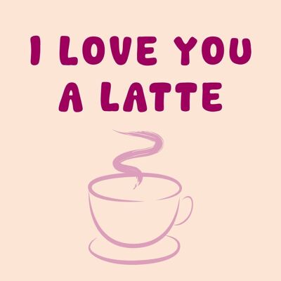 tileI love you a latte