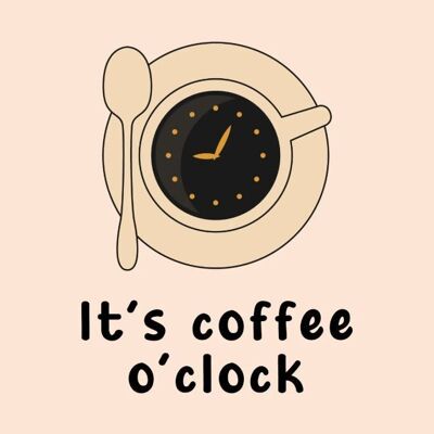 Tile coffee o'clock