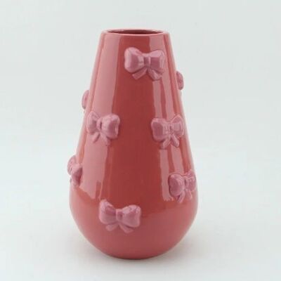 Fiocchi di vaso rosa