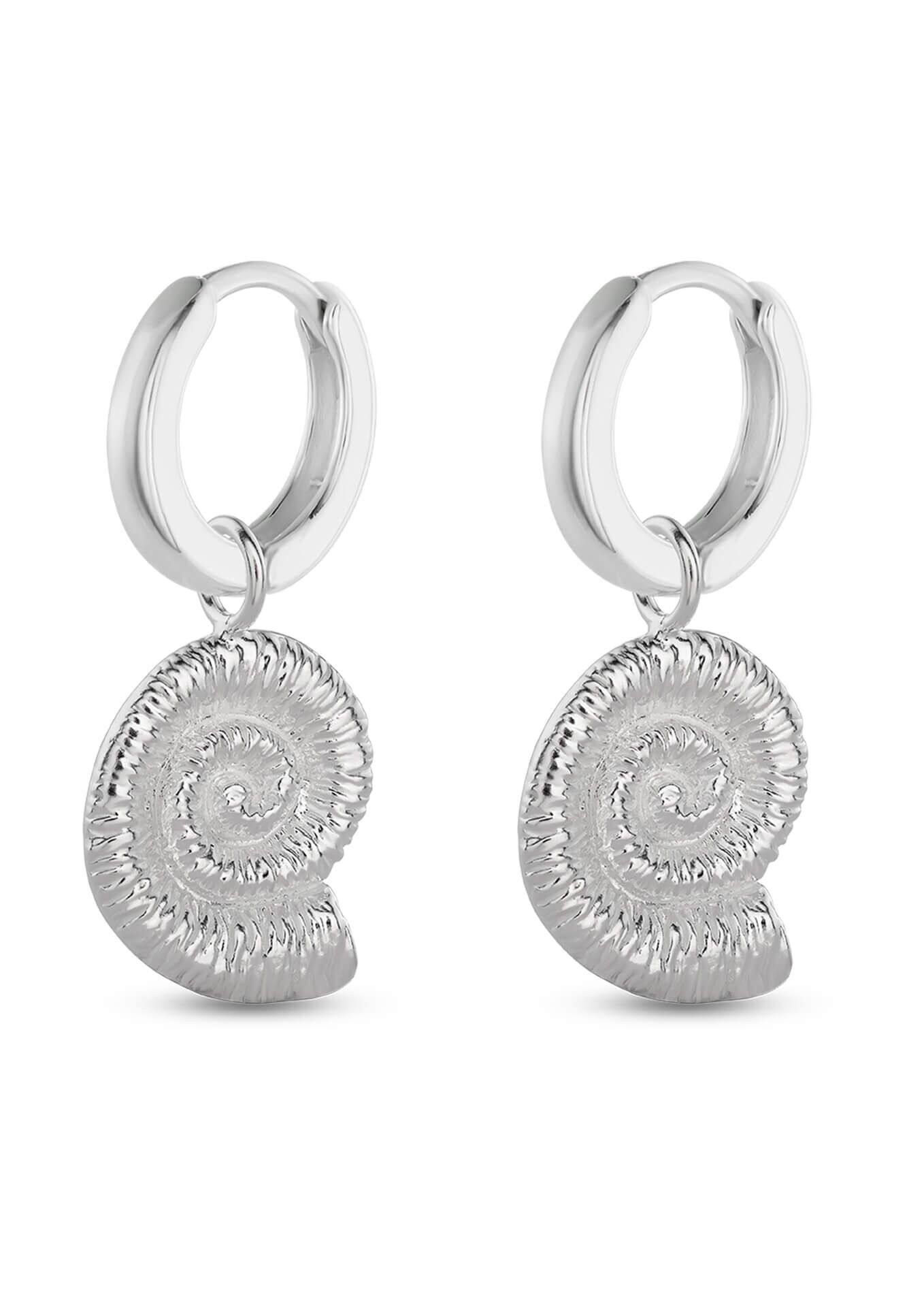 Orecchini Sea Snail Midi in argento