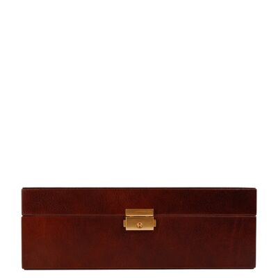 Womens Leather Watch Box, Watch Organizer - Silence