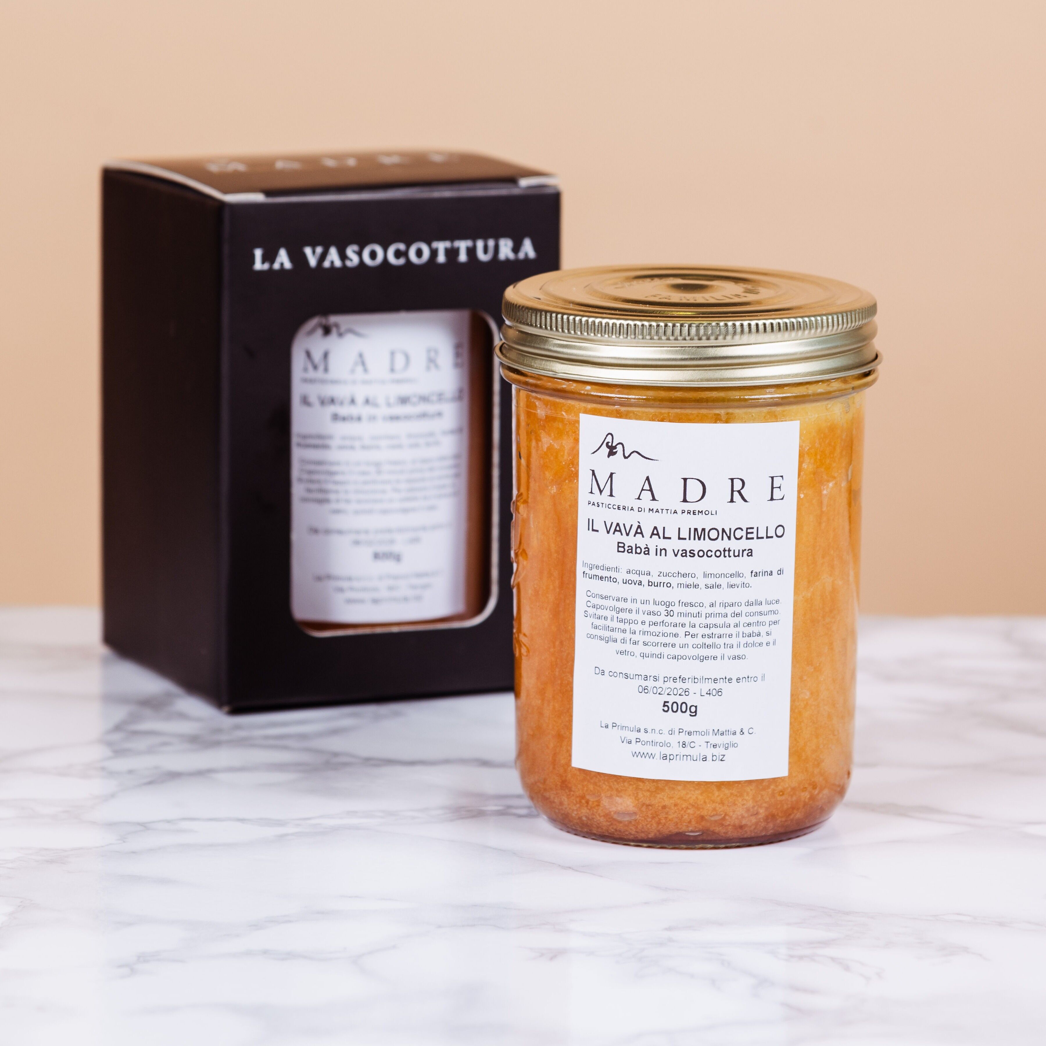 Vavà al Limoncello - Babà en un frasco