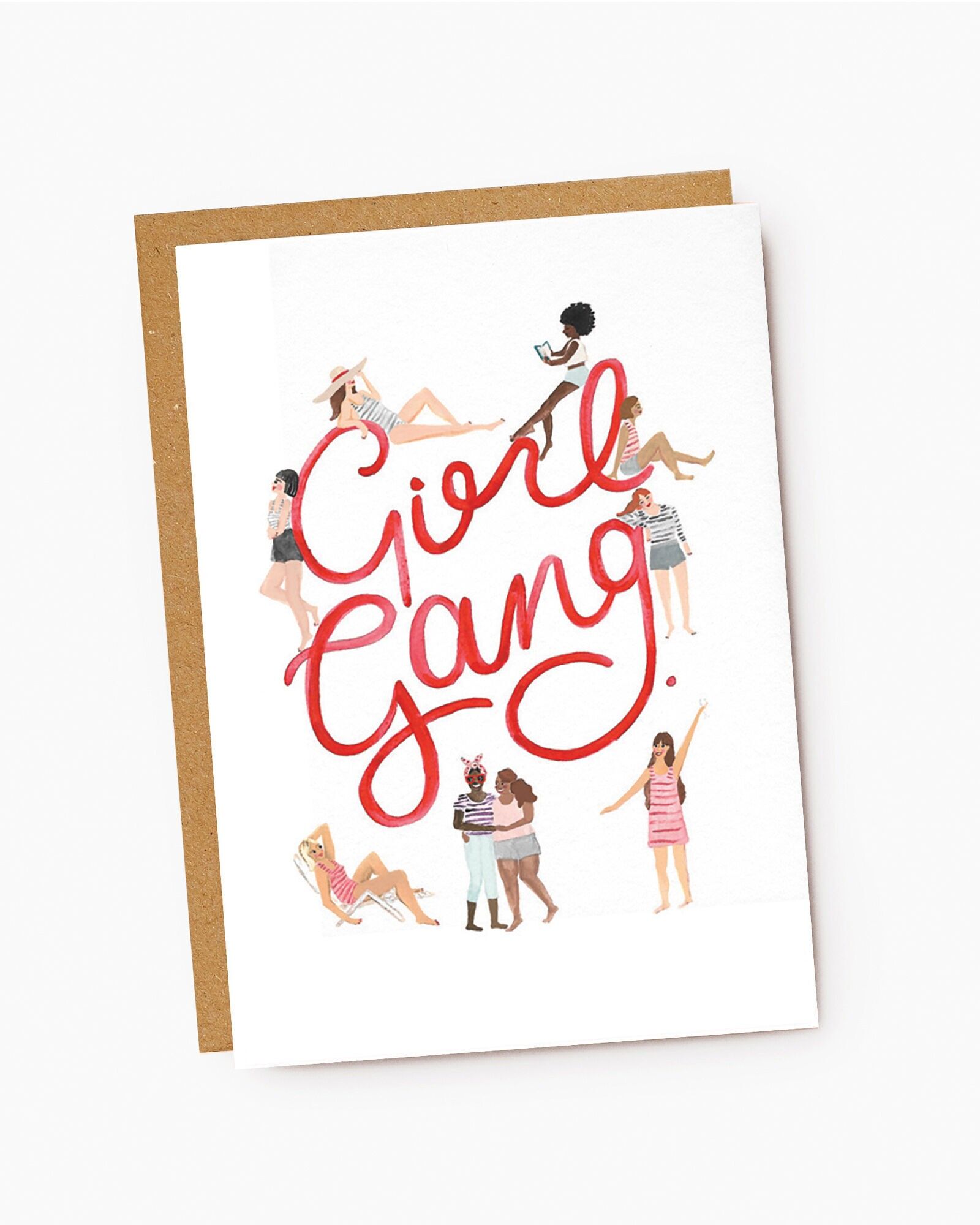 Biglietto di amicizia femminista "Girl Gang"