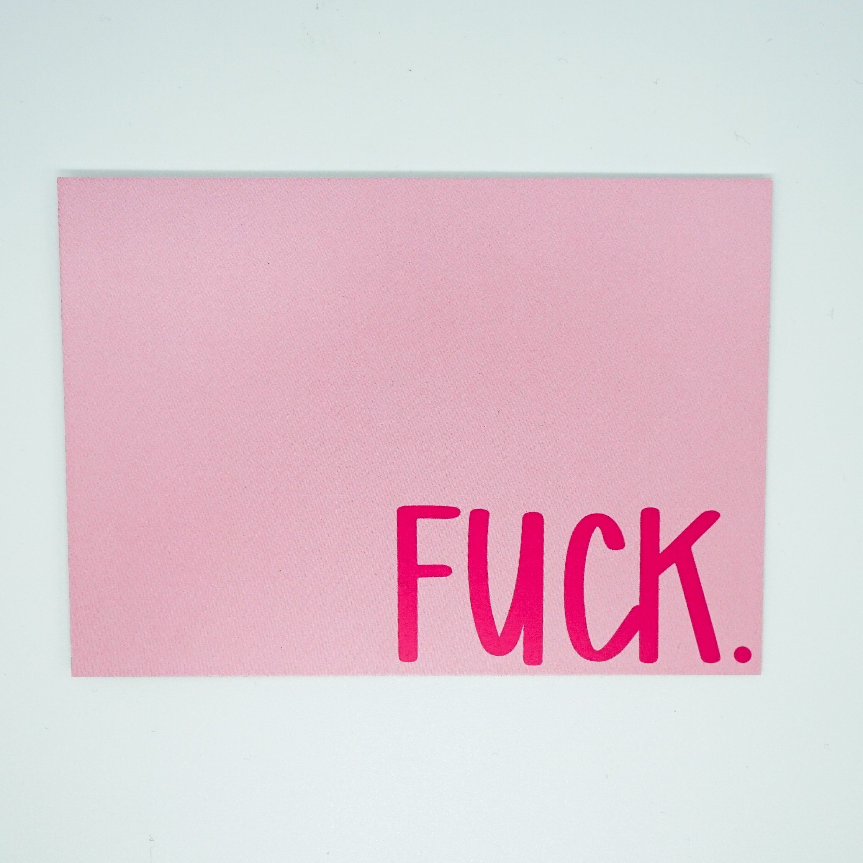 Postcard "FUCK"