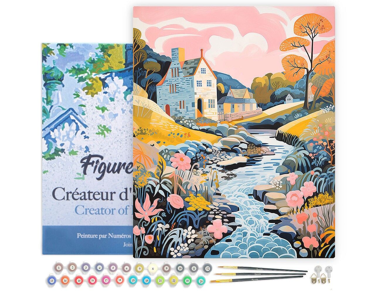 Peinture Par Numro Sur Toile Tendue