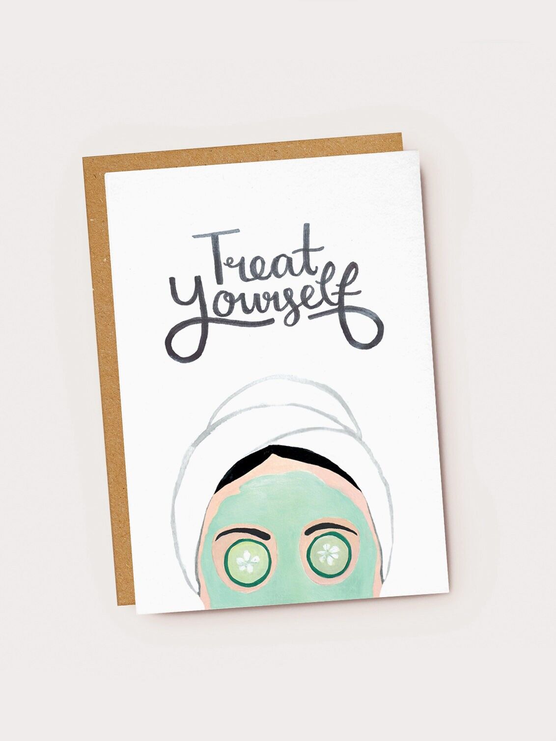 Carta regalo con maschera per il viso