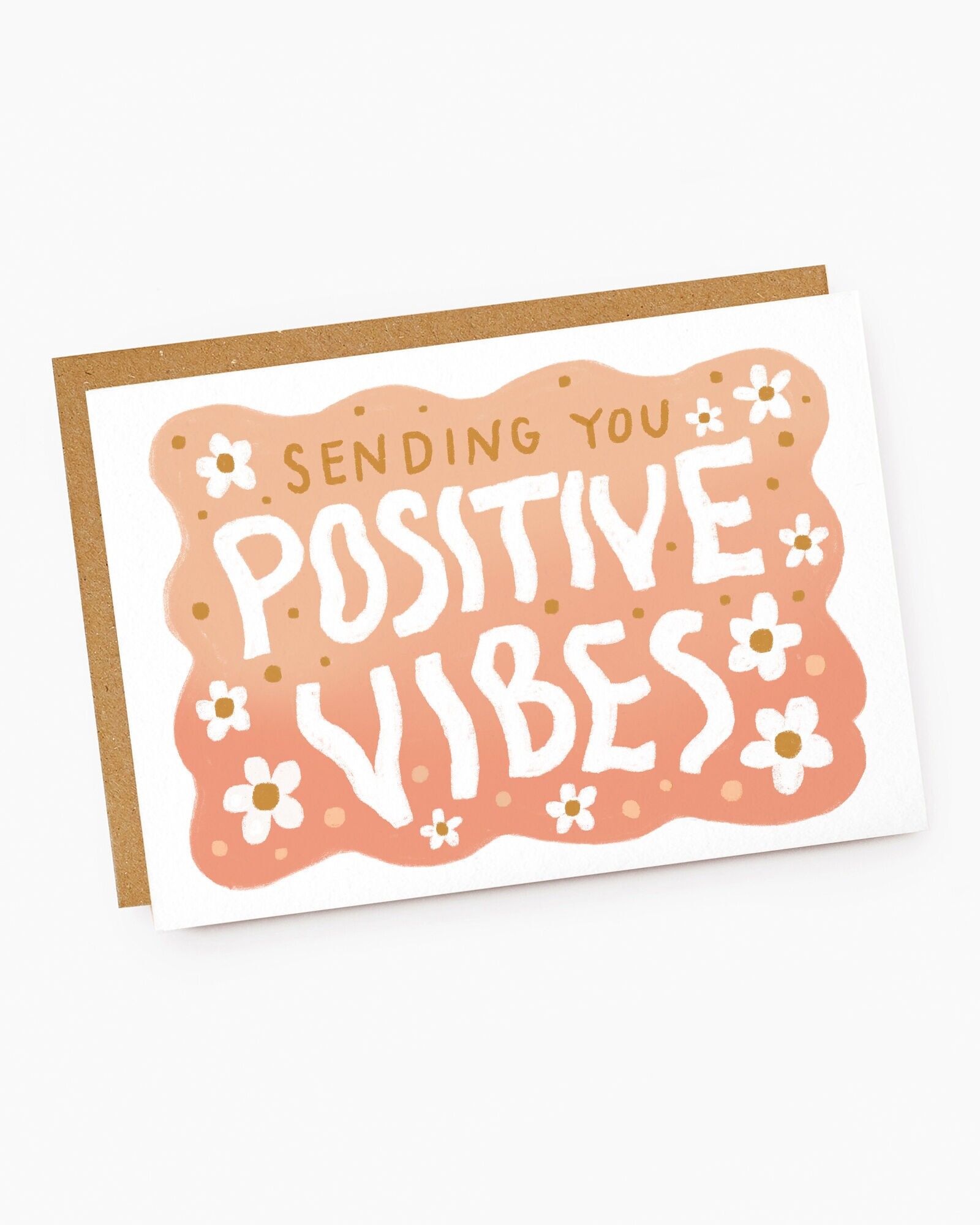 Sende dir positive Vibes Karte - Freundschaft, Ermutigung