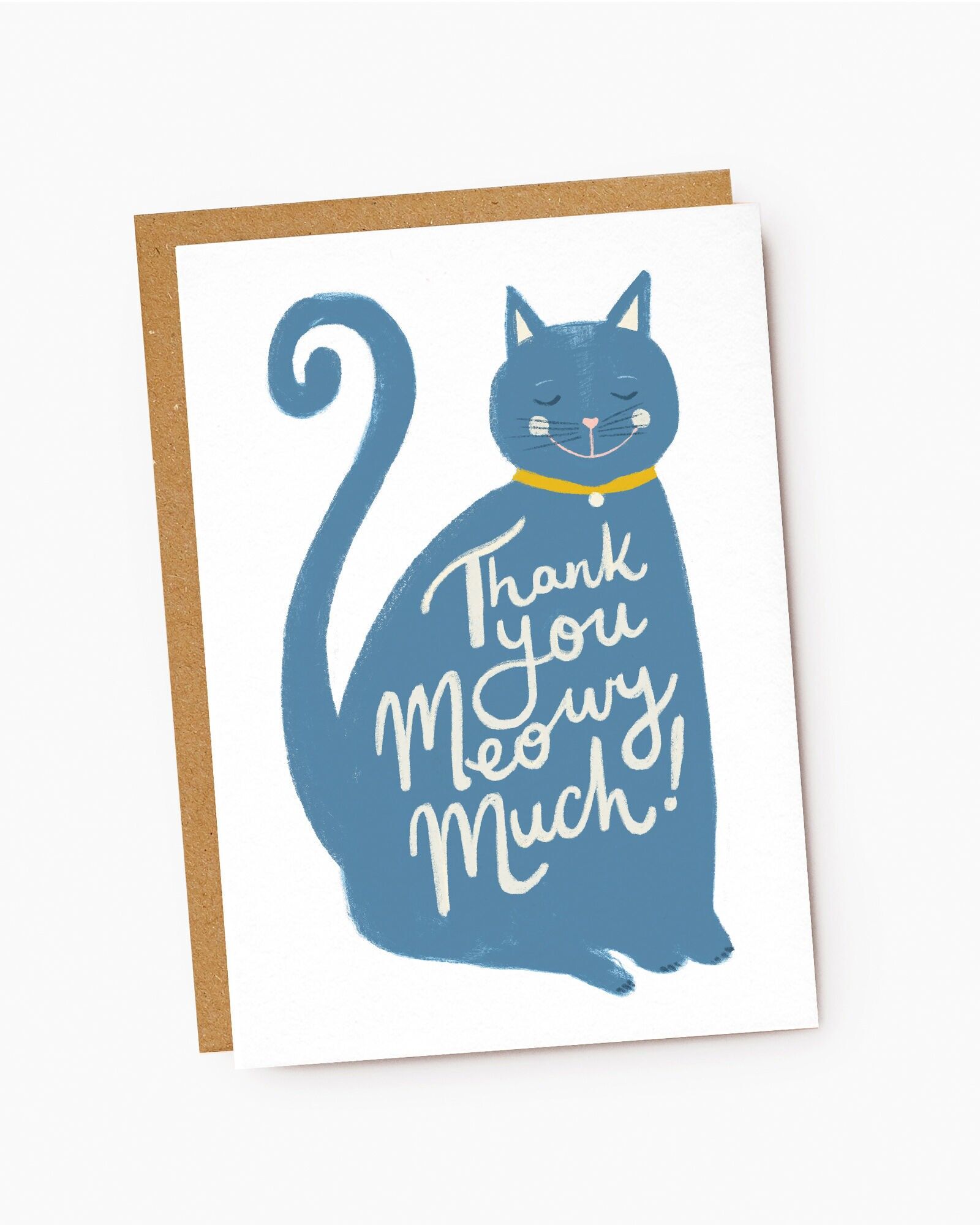 Danke Meowy Much Cat Dankeskarte