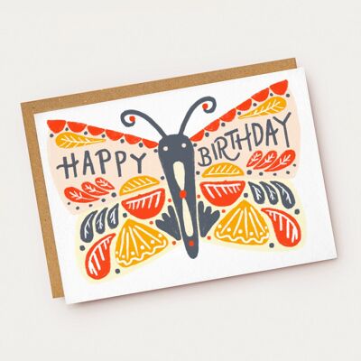 Butterfly Happy Birthday Card