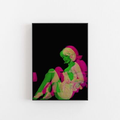 Dark Looks - Wall Art Print-A5