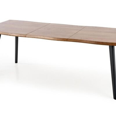 Table à manger extensible Aubenas en chêne naturel