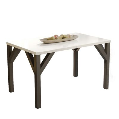 Table à manger extensible Vendemian blanche