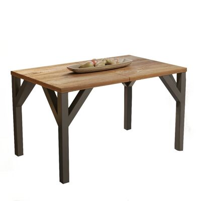 Table à manger extensible Vendemian en chêne Stirling