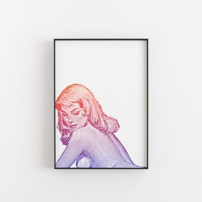 Purple Lotion - Wall Art Print-A5