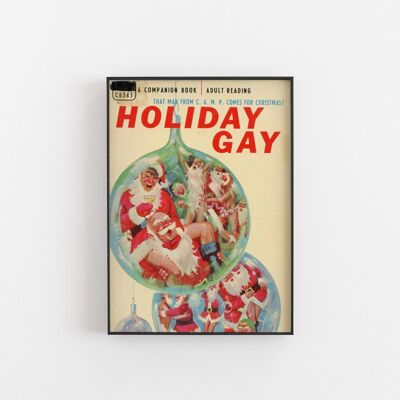 Happy Holiday - Wall Art Print-A5
