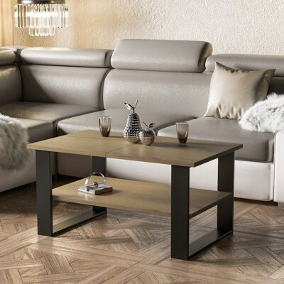 Table basse Belleroche en chêne naturel