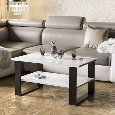 Table basse Belleroche blanche