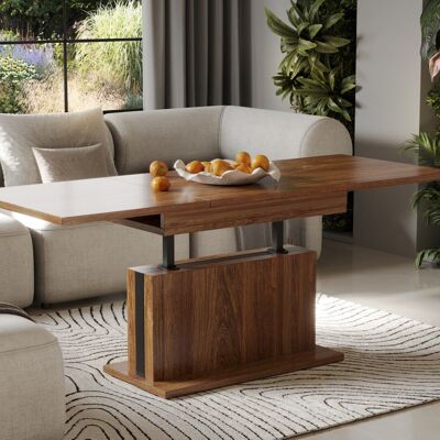 Table basse extensible Angais en chêne Stirling