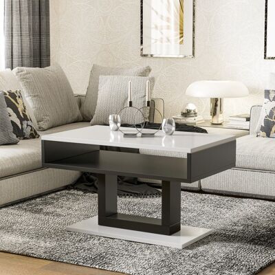 Table basse Mauroux blanche